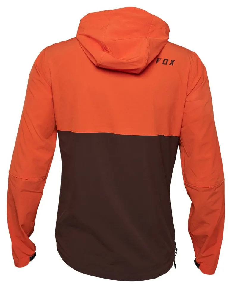Fox Ranger Wind Pull-Over Jacket Atomic Orange-1