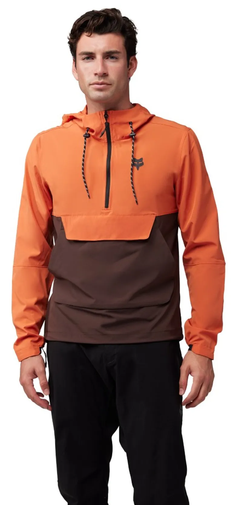 Fox Ranger Wind Pull-Over Jacket Atomic Orange-2