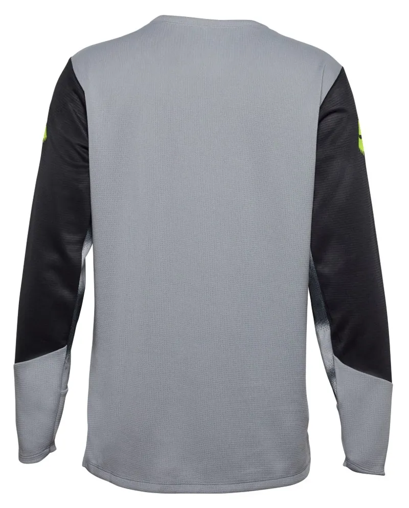 Fox Defend Taunt Youth LS Jersey Steel Grey-1