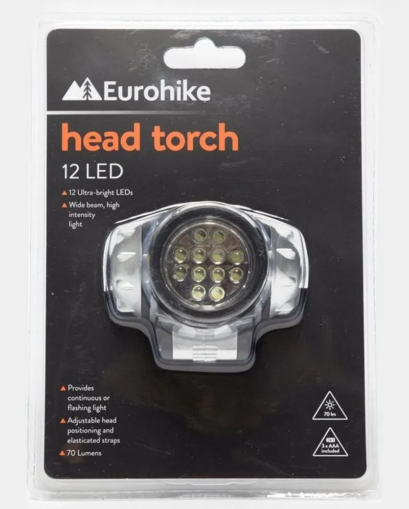 Eurohike 12 LED Head Torch-1