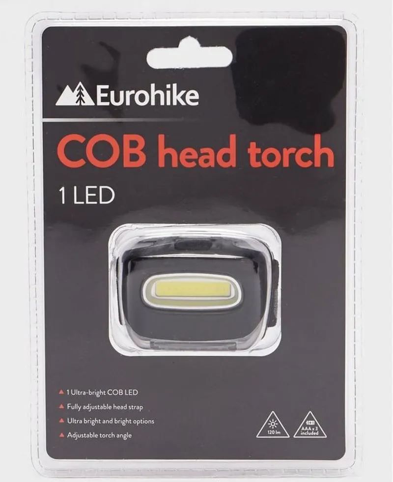 Eurohike 1W Cob Head Torch-3