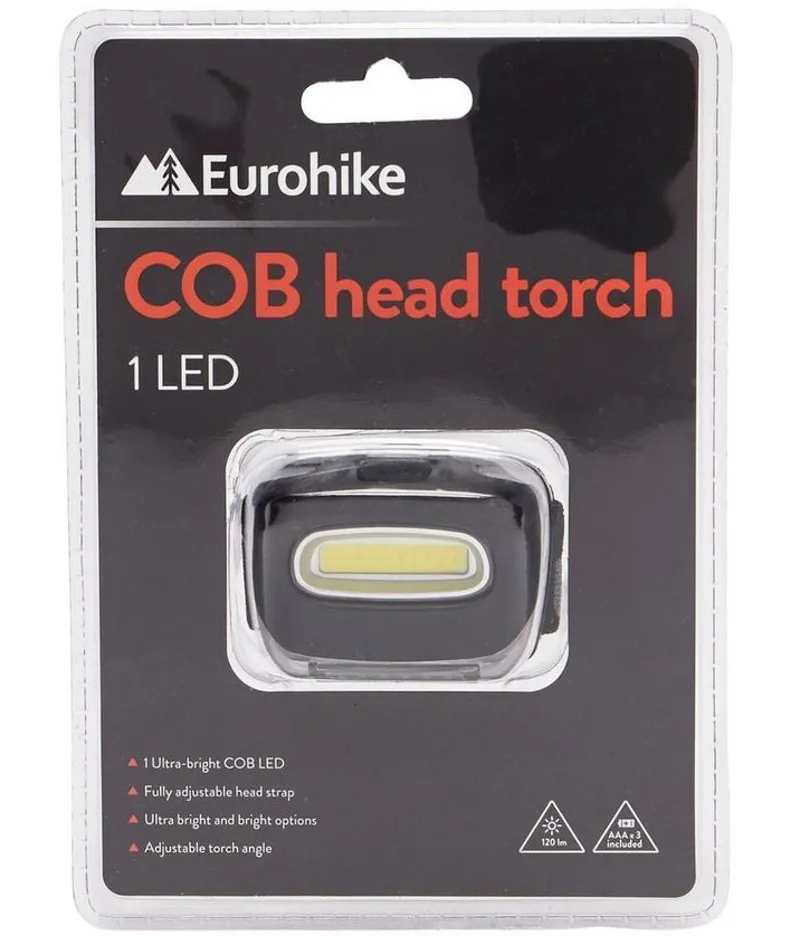 Eurohike 1W Cob Head Torch-4