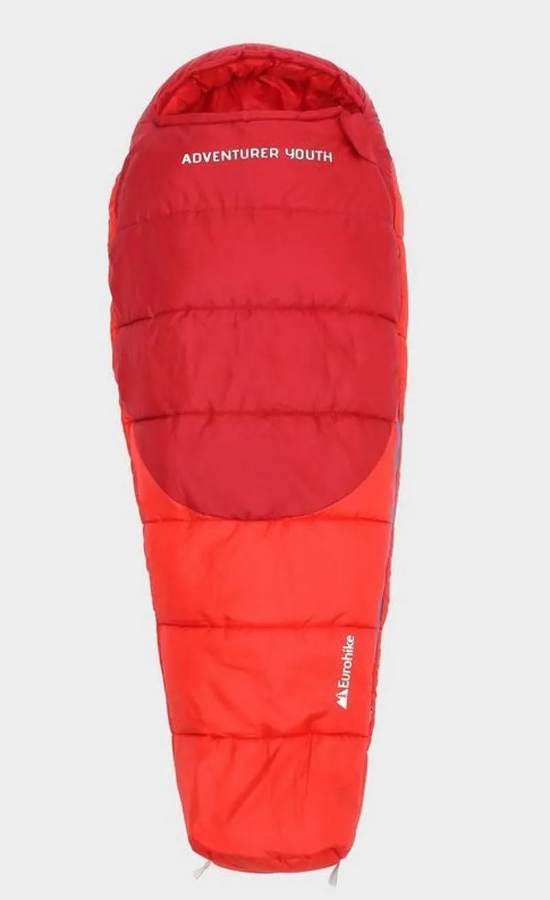 Eurohike Youth Adventurer Sleeping Bag RED-1