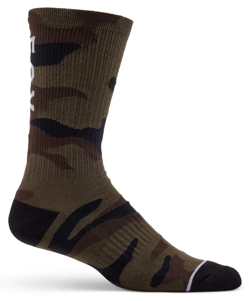 Fox Camo Crew Sock Green Camo