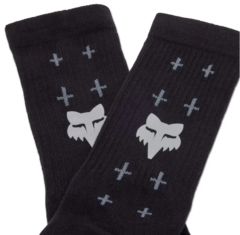 Fox Defend Lunar 8 Sock Black-1