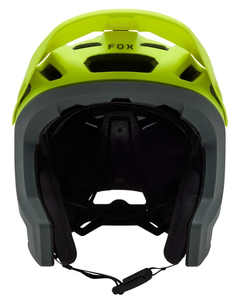 Fox Dropframe Pro MIPS MTB Helmet Fluorescent Yellow-2