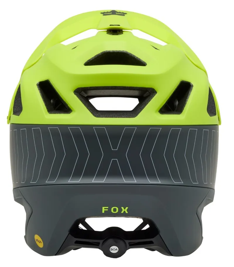 Fox Dropframe Pro MIPS MTB Helmet Fluorescent Yellow-4