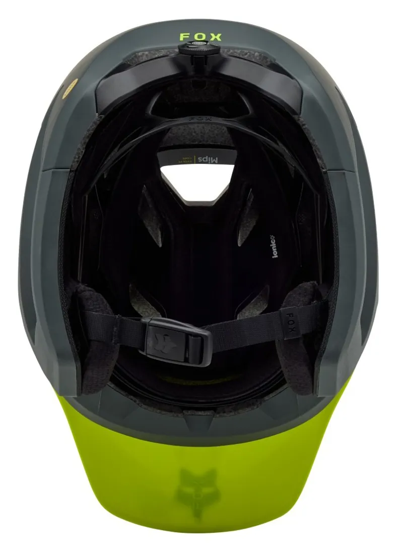 Fox Dropframe Pro MIPS MTB Helmet Fluorescent Yellow-5
