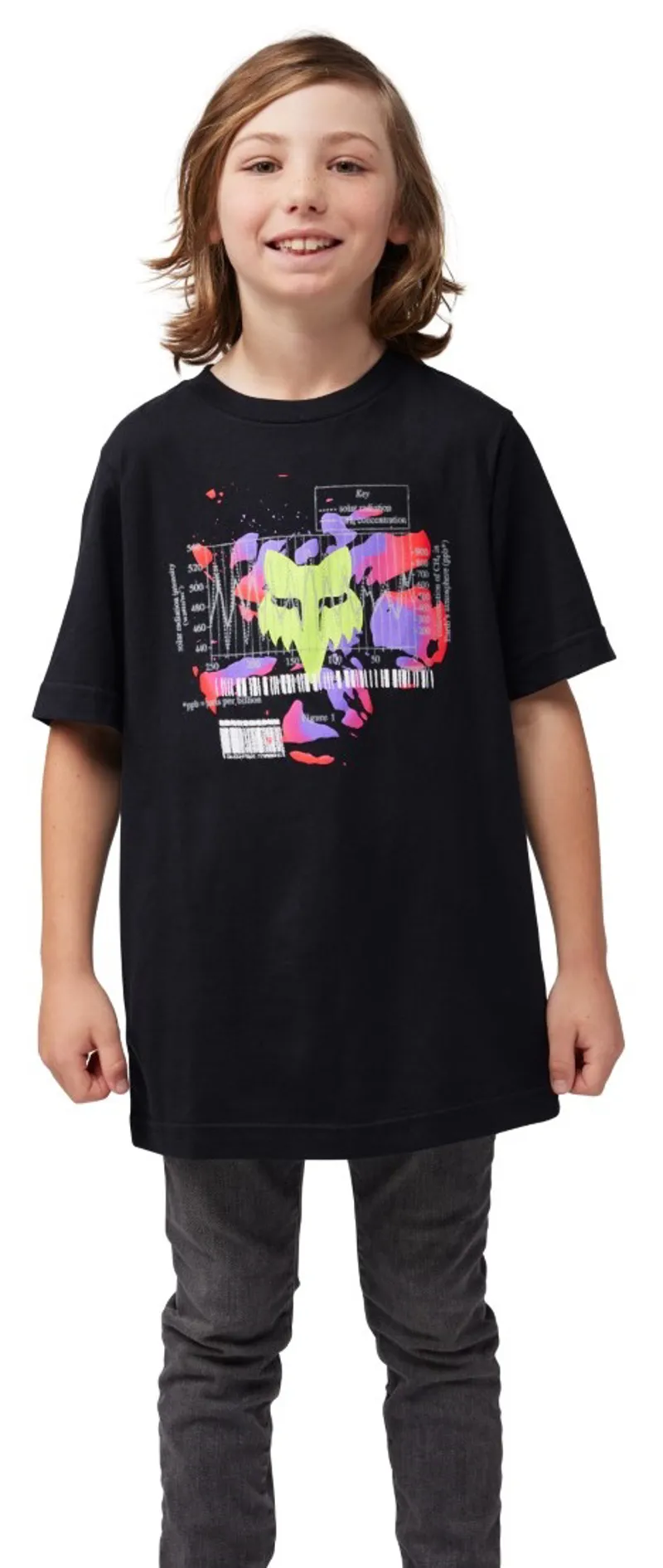 Fox Energy Youth SS Tee Black-2