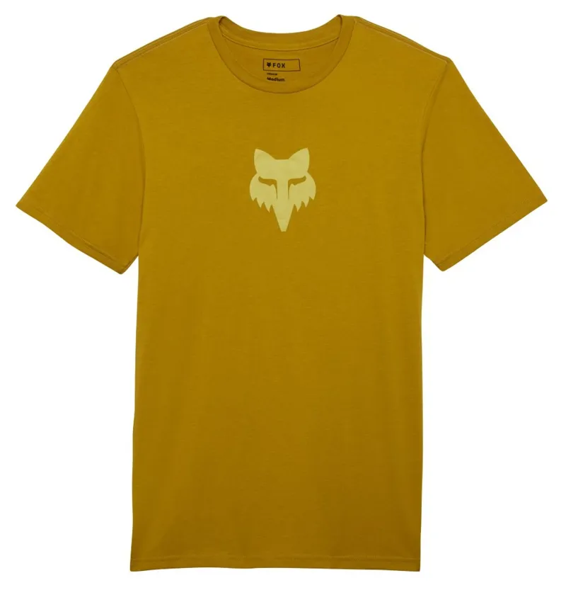Fox Fox Head Premium Short Sleeve Tee Mustard
