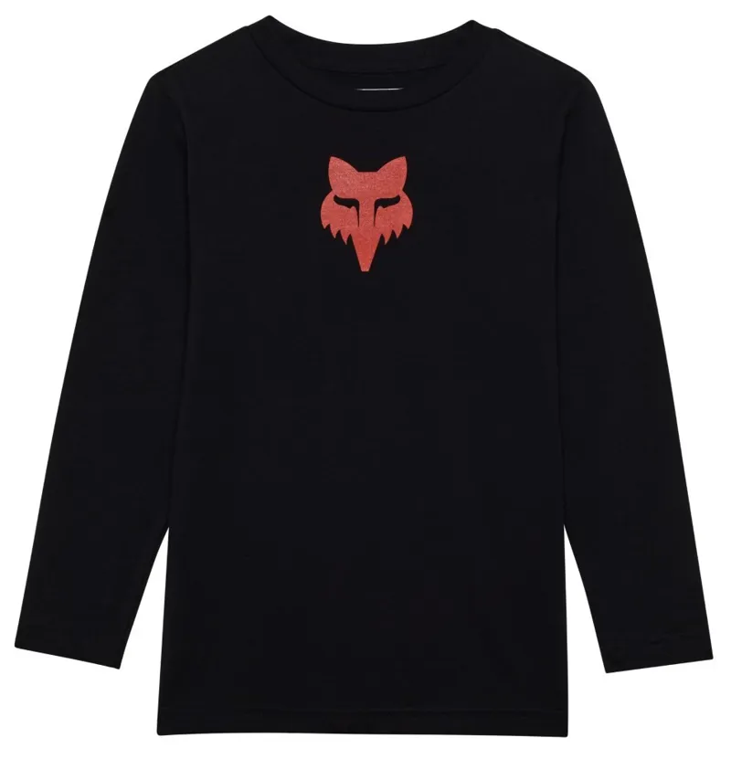 Fox Heritage Youth LS Tee Black