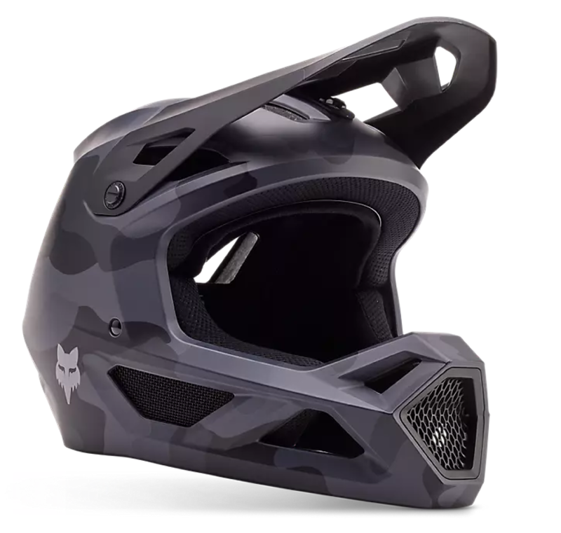 Fox Rampage Camo Youth Full Face MIPS MTB Helmet Black Camo-1
