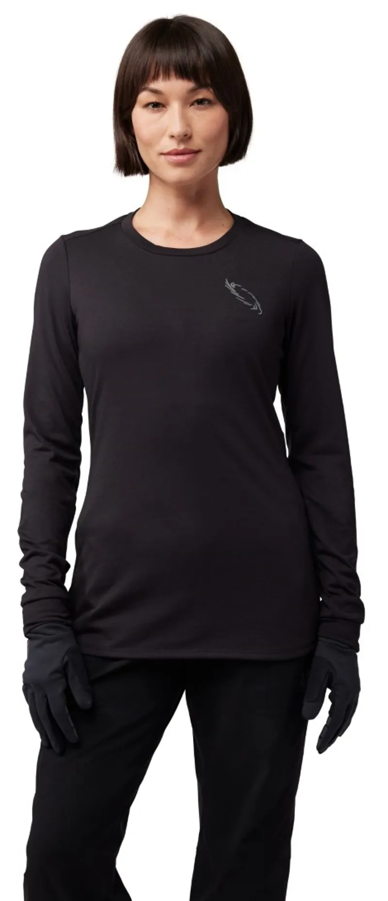 Fox Ranger DR MD Lunar LS Womens Jersey Black-2