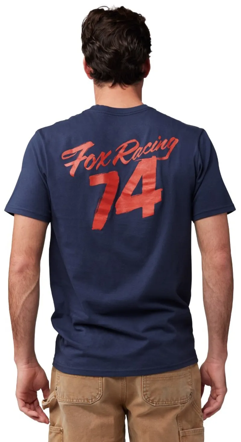 Fox Scripted Premium Short Sleeve Tee Midnight-3