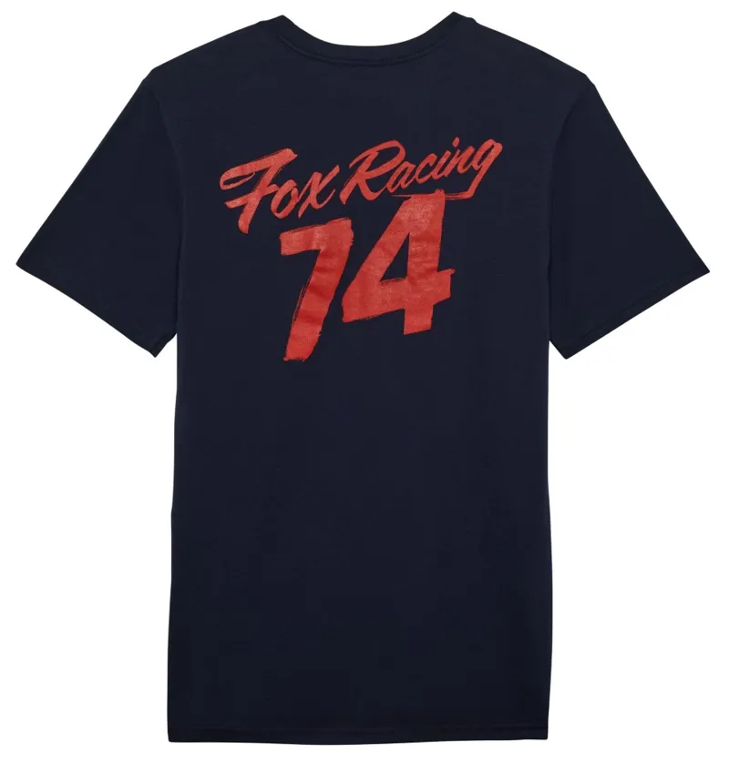 Fox Scripted Premium Short Sleeve Tee Midnight-1