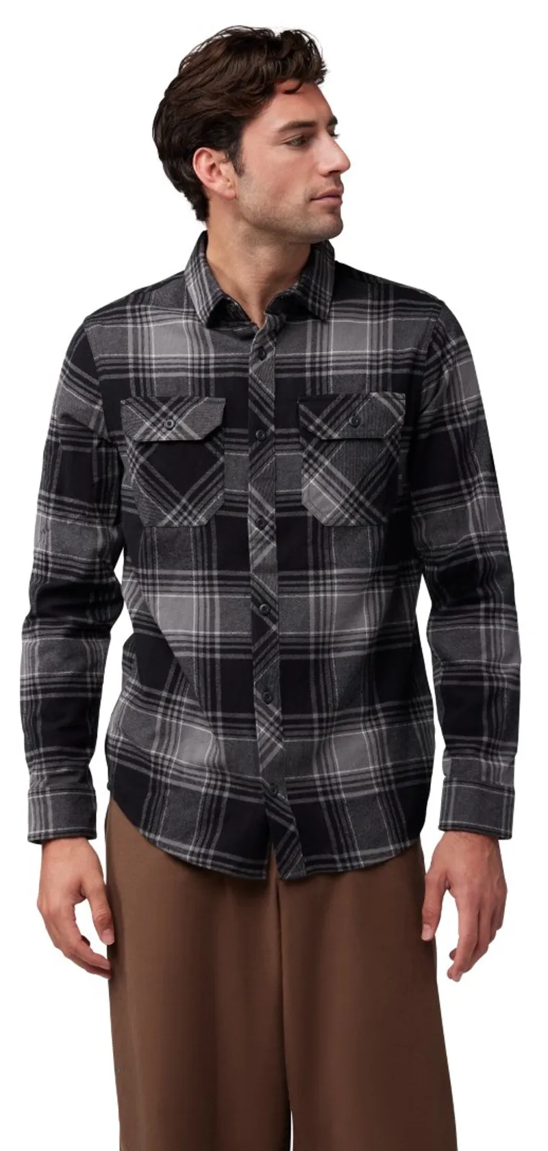 Fox Traildust Flannel Shirt Black-3
