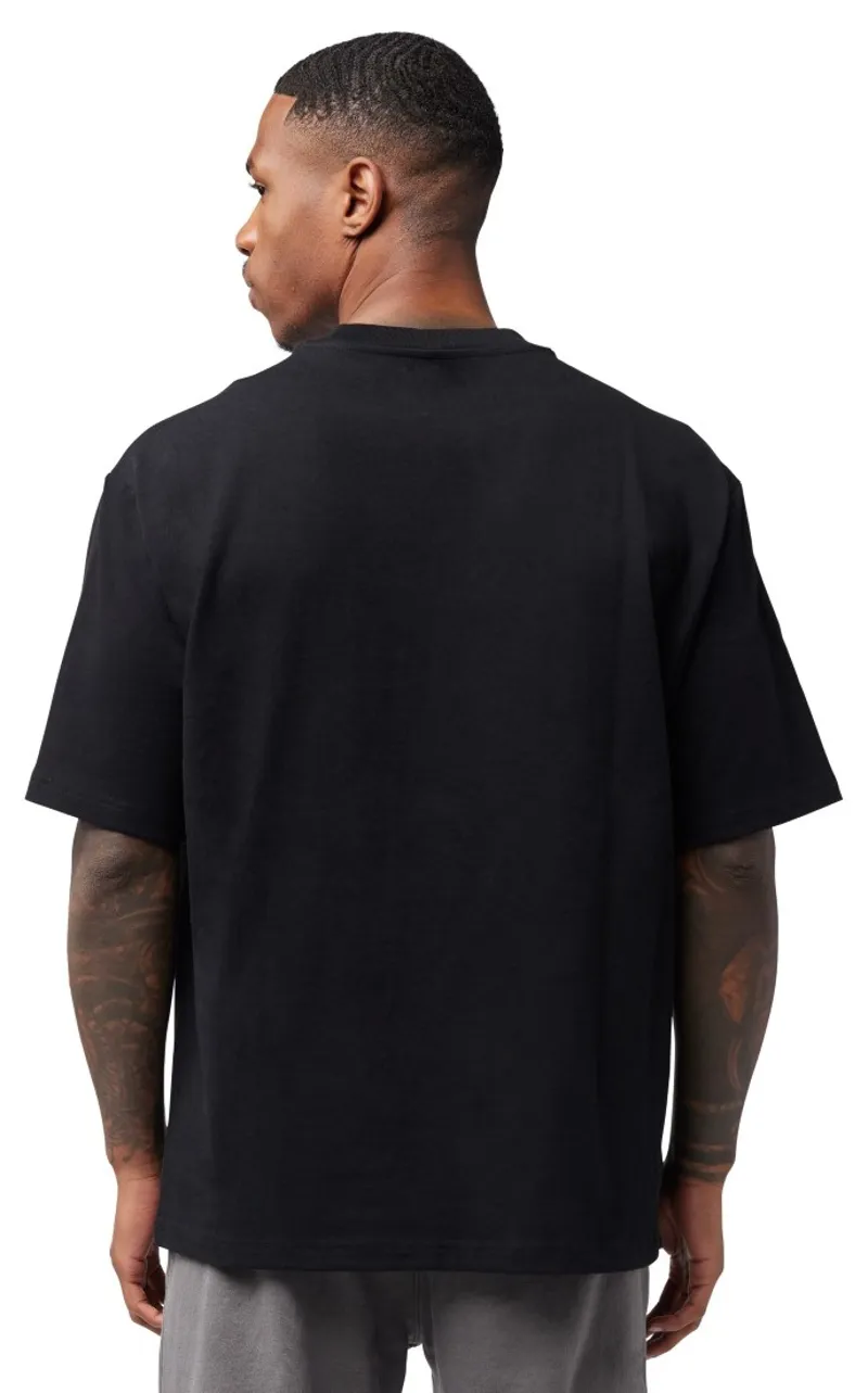 Fox Wordmark OV SS Tee Black-3