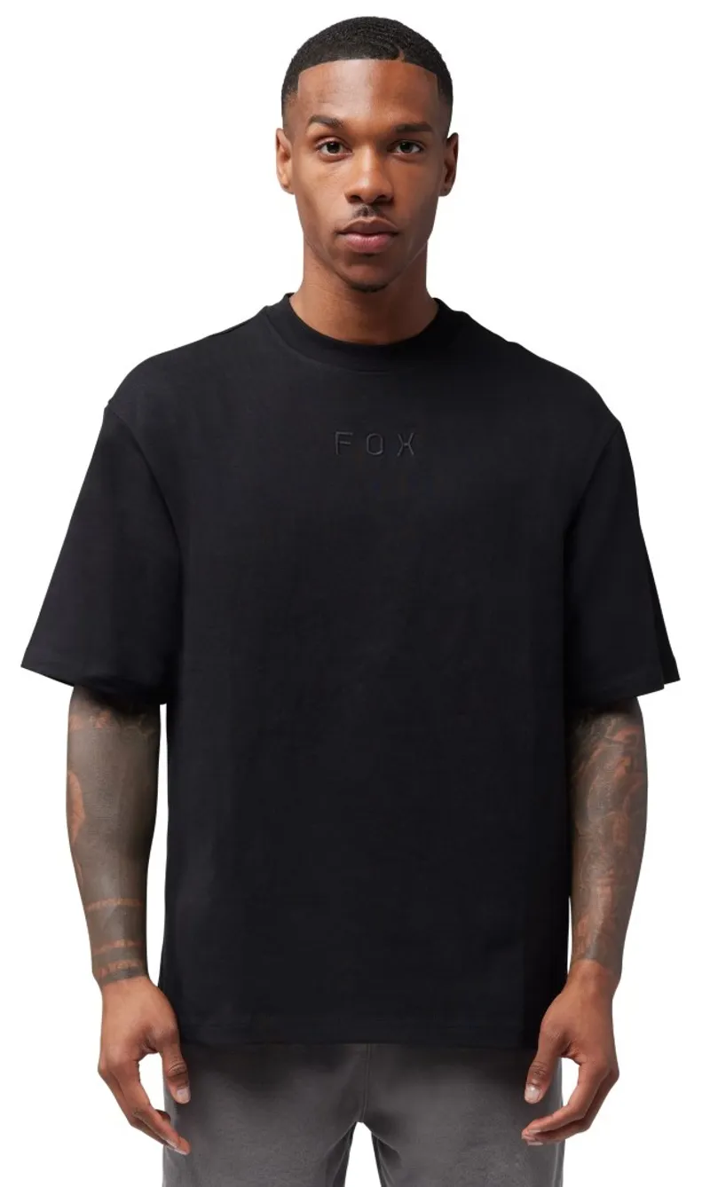 Fox Wordmark OV SS Tee Black-2