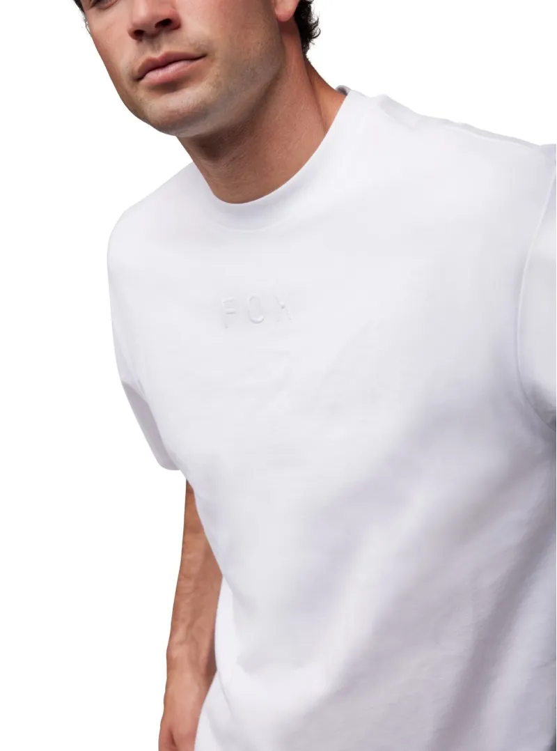 Fox Wordmark OV SS Tee Optic White-4