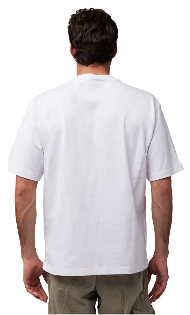 Fox Wordmark OV SS Tee Optic White-3