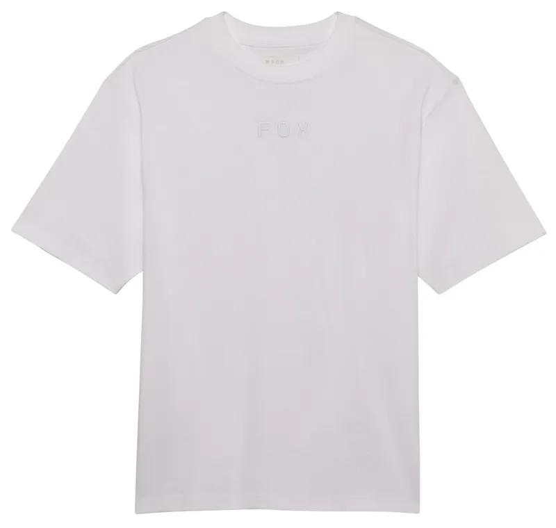 Fox Wordmark OV SS Tee Optic White