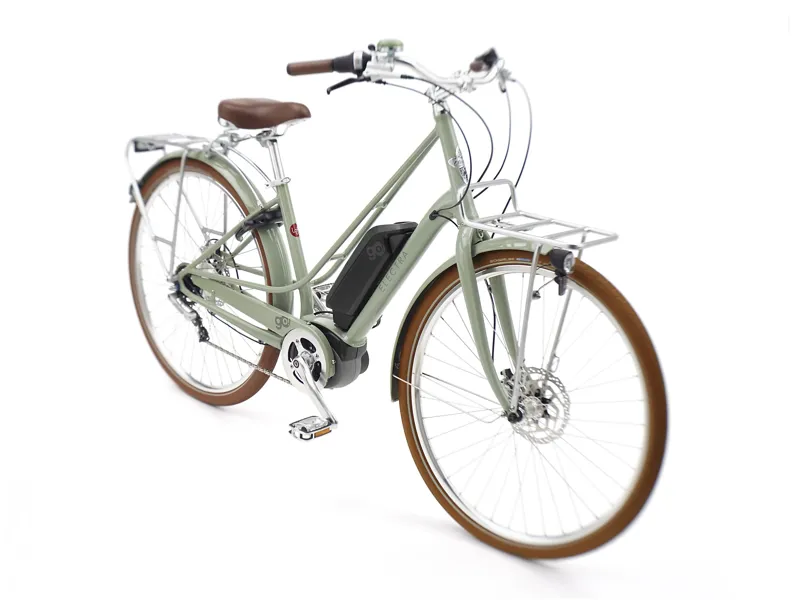 Electra Loft Go 5i EQ Step Thru 500Wh Electric Bike 2023 Green Tea-1