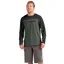 Dakine Syncline LS MTB Jersey Peat Green