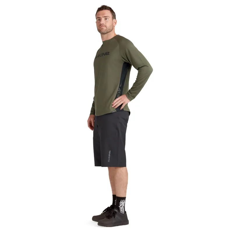 Dakine Thrillium LS MTB Jersey Peat Green-4