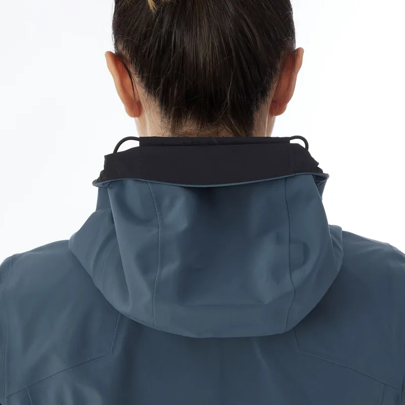 DTE 3-Layer Women's Waterproof Jacket Lake Blue-3