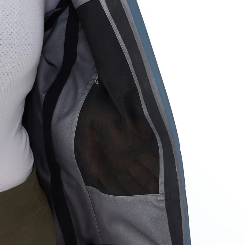 DTE 3-Layer Women's Waterproof Jacket Lake Blue-5