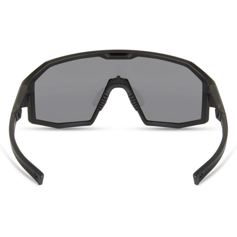 Madison Enigma Sunglasses 3 Lens Pack Matt Black/Black Mirror/Amber and Clear Lens-3