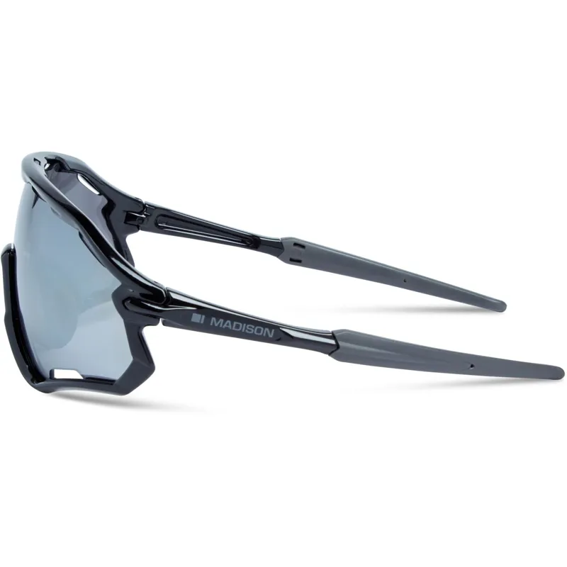 Madison Eyewear Code Breaker II Sunglasses Gloss Black / Silver Mirror-1
