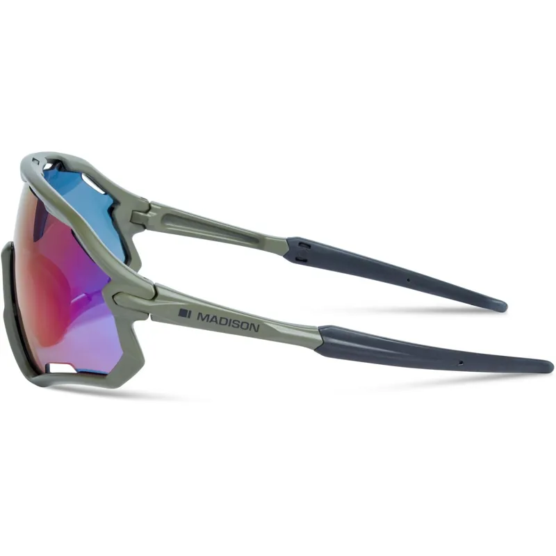 Madison Eyewear Code Breaker II Sunglasses Midnight Green / Purple Mirror-1