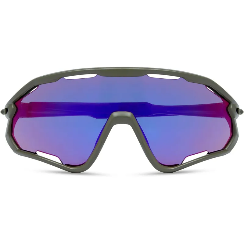 Madison Eyewear Code Breaker II Sunglasses Midnight Green / Purple Mirror-4