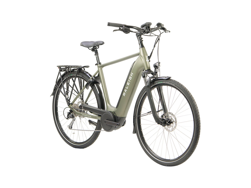 Raleigh Motus Grand Tour Cross Bar Electric Bike 2023 Green-1