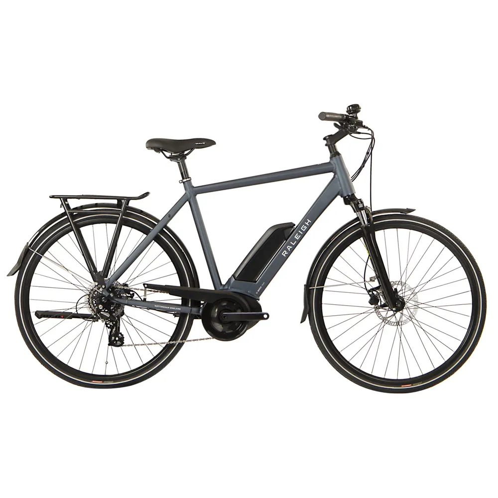 Raleigh Motus Cross Bar electric bike, photo from Leisure Lakes Bikes
