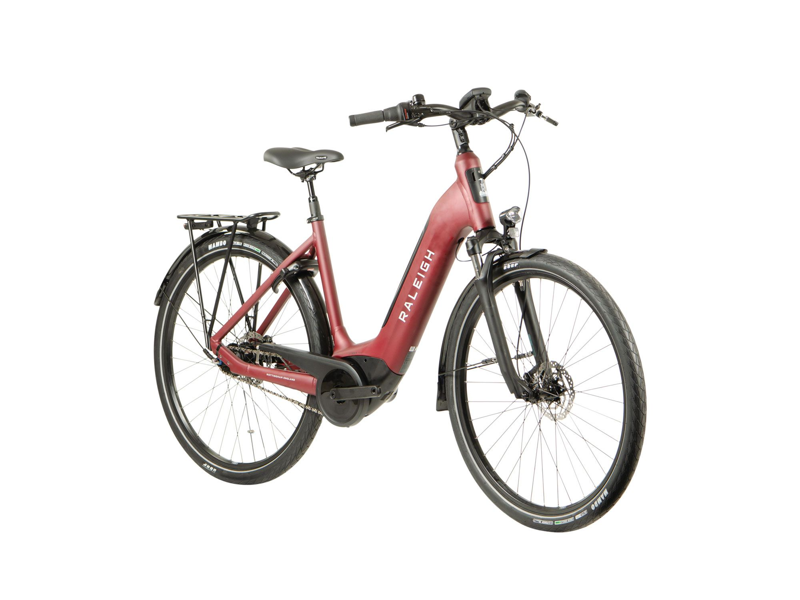 Raleigh Motus Tour Step Through Electric Bike 2023 Red-1