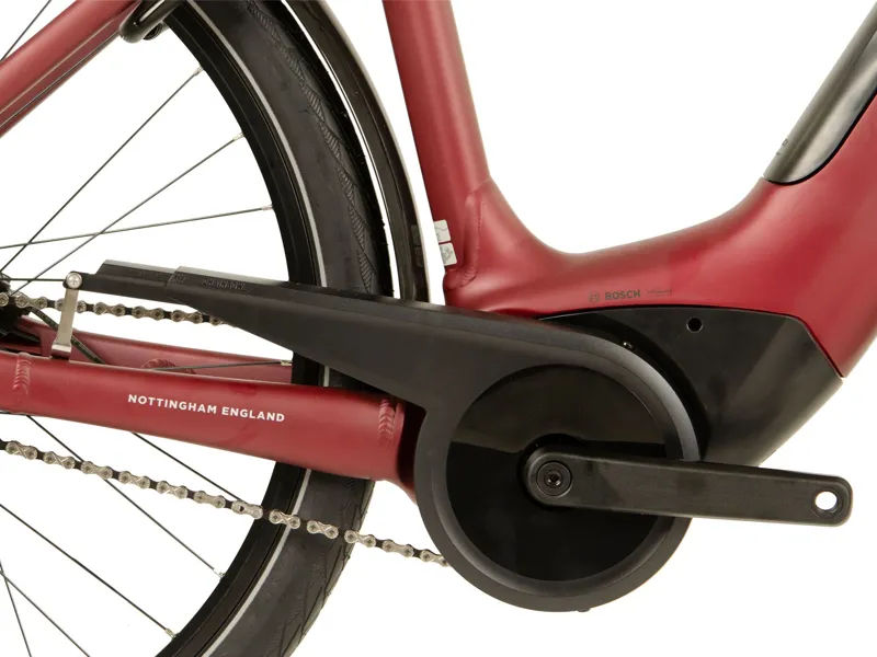 Raleigh Motus Tour Step Through Electric Bike 2023 Red-6