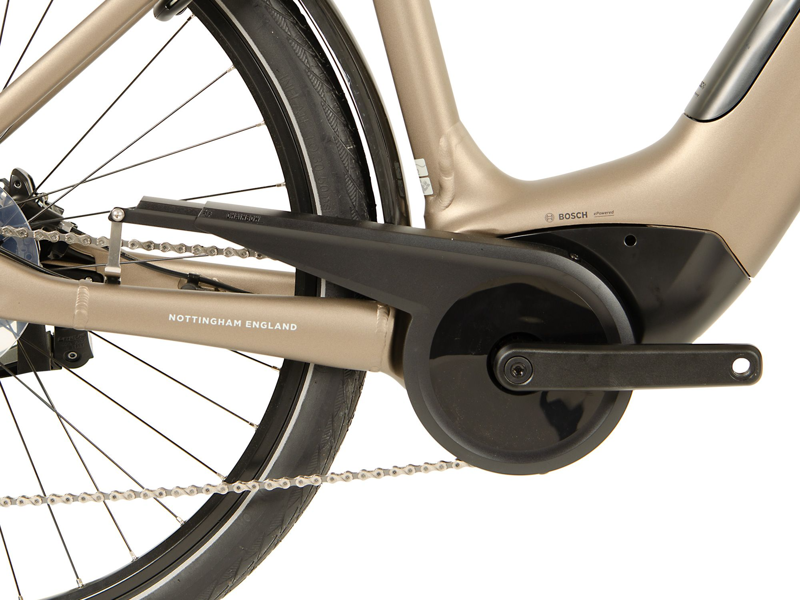 Raleigh Motus Tour Step Through Electric Bike 2023 Champagne-8