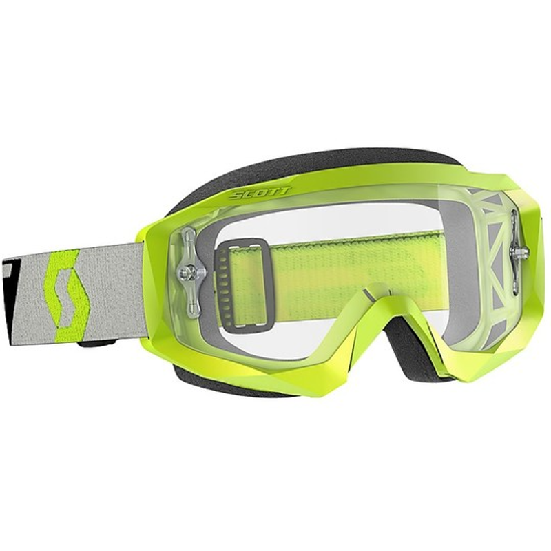 Scott Goggles Hustle X MX yellow/grey clear works