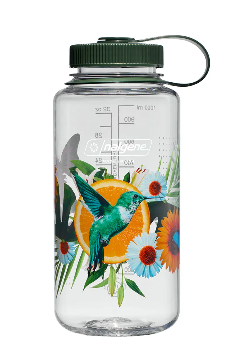 Nalgene Sustain Wide Mouth Bottle 1L CITRUS HUMMINGBIRD
