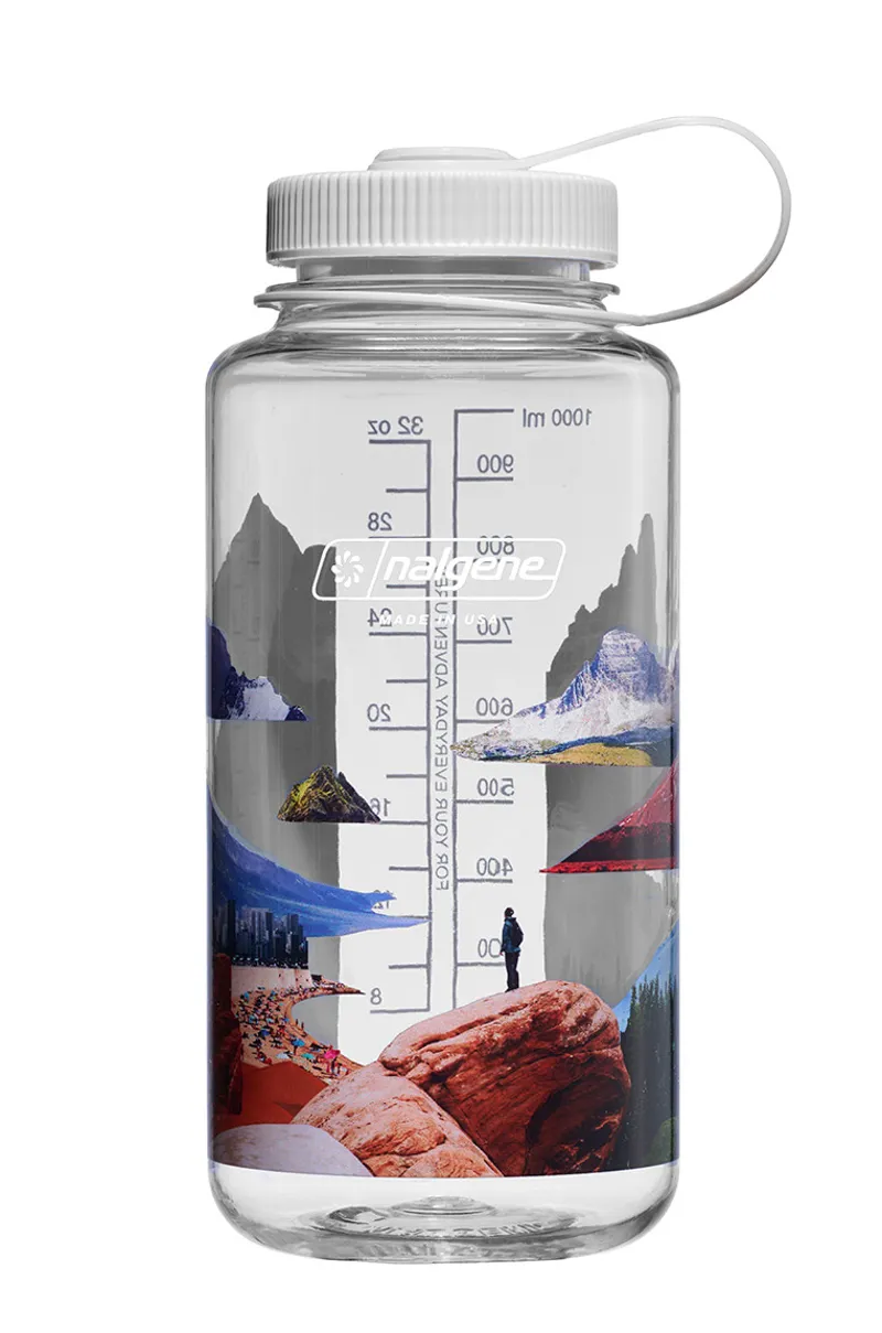 Nalgene Sustain Wide Mouth Bottle 1L MIXED LANSCAPES