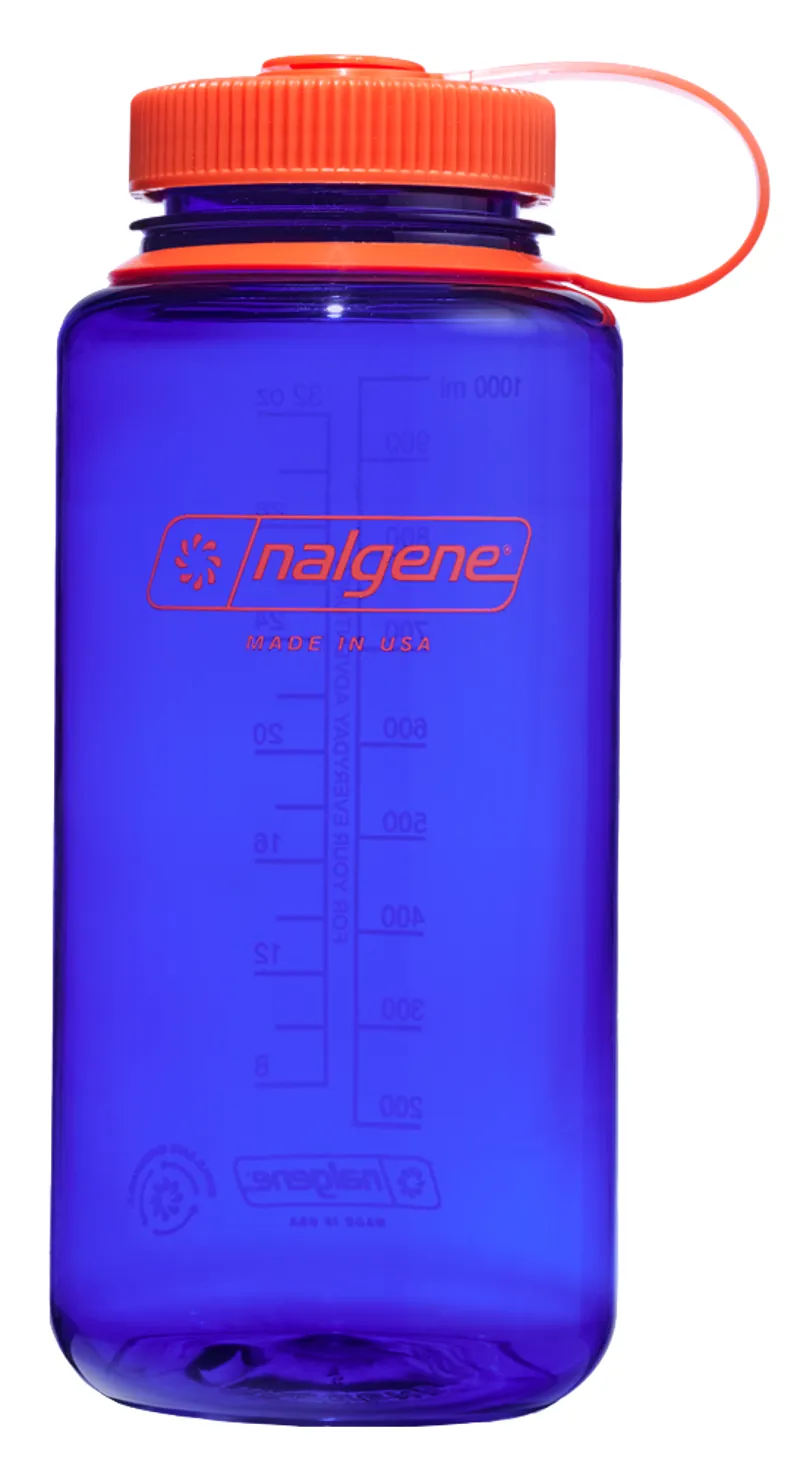 Nalgene Wide Mouth Sustain Tritan Bottle Colour Block Periwinkle