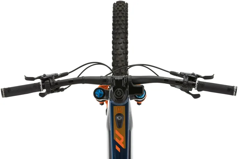 Nukeproof Megawatt 297 Factory Electric Mountain Bike 2022 Blue-1