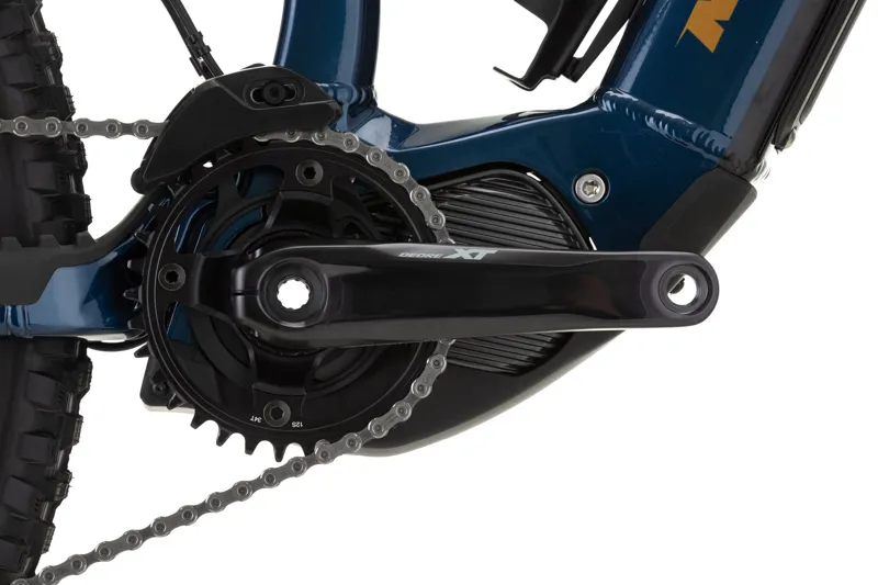 Nukeproof Megawatt 297 Factory Electric Mountain Bike 2022 Blue-3