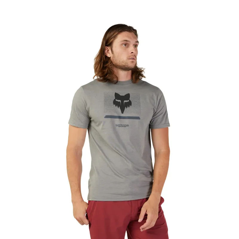 Fox Optical Premium SS Tee Heather Graphite-1