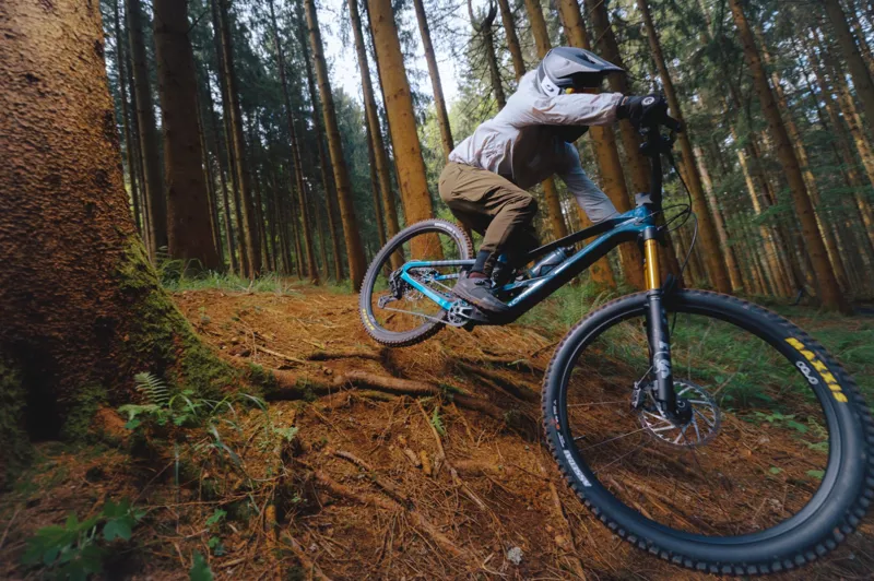 Orbea Rallon E-Team Mountain Bike 2026 Aloha Green/Fantasy Purple Carbon View-1