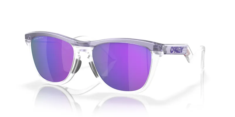Oakley Frogskins Hybrid Sunglasses Matt Trans Lilac/Clear/Prizm Violet