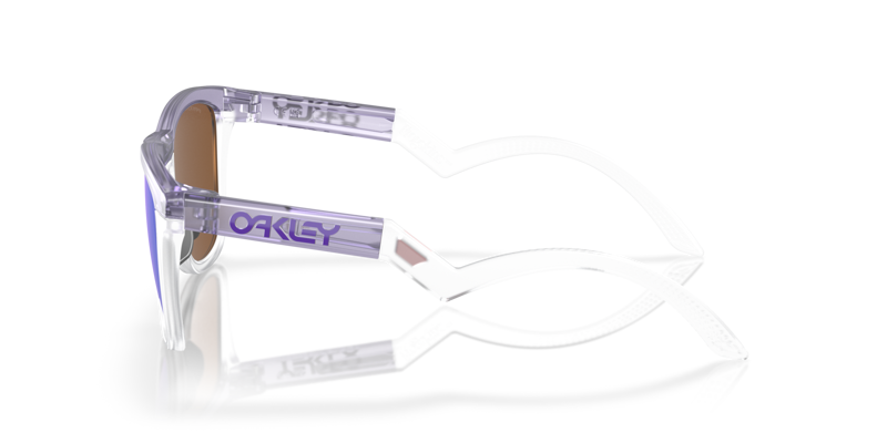 Oakley Frogskins Hybrid Sunglasses Matt Trans Lilac/Clear/Prizm Violet-2
