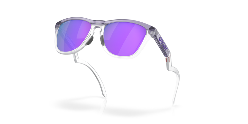 Oakley Frogskins Hybrid Sunglasses Matt Trans Lilac/Clear/Prizm Violet-3